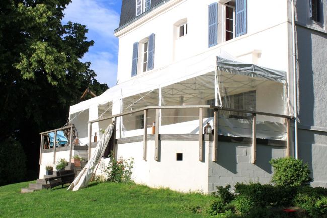 réception sur la terrasse prés de Rouen
